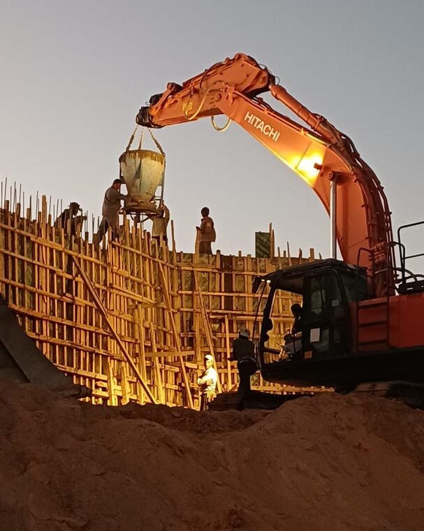 أعمال حفر وتأسيس